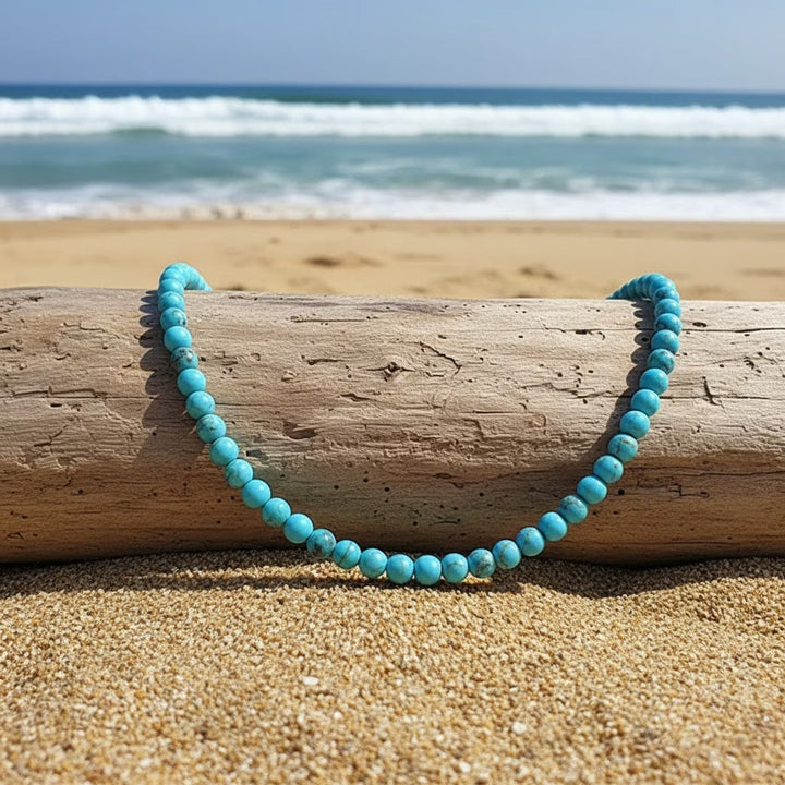 מיה | צמיד פנינים טורקיז קלאסי