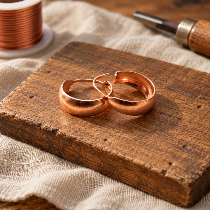 מאיה | עגילי פח Copper